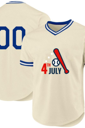 4th July Baseball Bat Icon Baseball Jersey