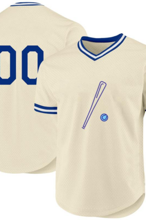Baseball Bat And Ball Element Baseball Jersey