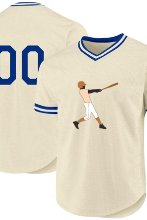 Baseball Batter Silhouette Baseball Jersey