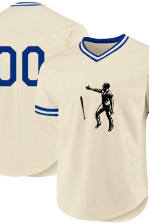 Baseball Batter Throwing Bat High Contrast Baseball Jersey