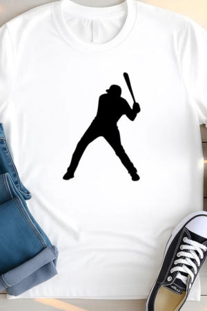 Baseball Player Strike Silhouette T Shirt
