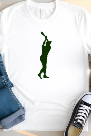 Baseball Silhouette Batting Sequence T Shirt