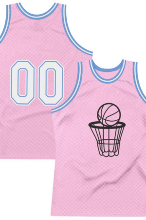 Basketball Net And Ball Stroke Basketball Jersey