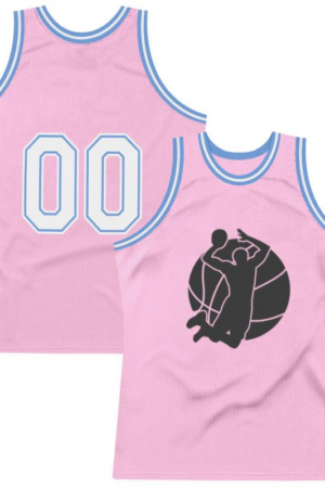 Basketball Player Ball Cut Out Basketball Jersey
