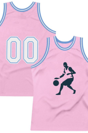 Basketball Player Ball Player Shorts Bald Detailed Silhouette Basketball Jersey