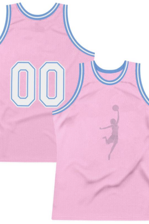 Basketball Player Female Ball Player Shorts T Shirt Striped Silhouette Basketball Jersey