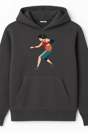 Basketball Player Female Running Ball Player Hair Tie Shorts Accessory T Shirt Flat Hoodie