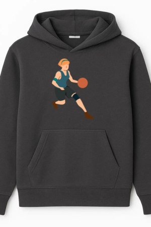 Basketball Player Female Running Ball Player Outfit Flat Hoodie