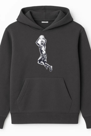Basketball Player Player Ball Illustration Hoodie