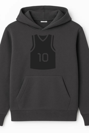 Basketball T Shirt Cut Out Hoodie