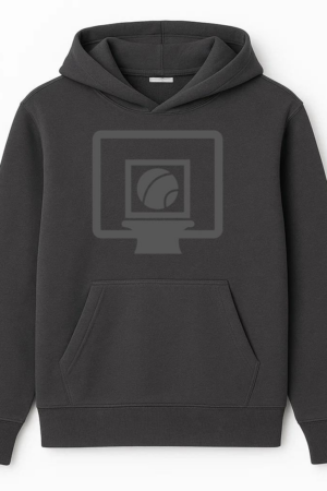 Basketball With Post Icon Hoodie