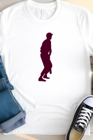 Batter Baseball Vector Silhouette T Shirt